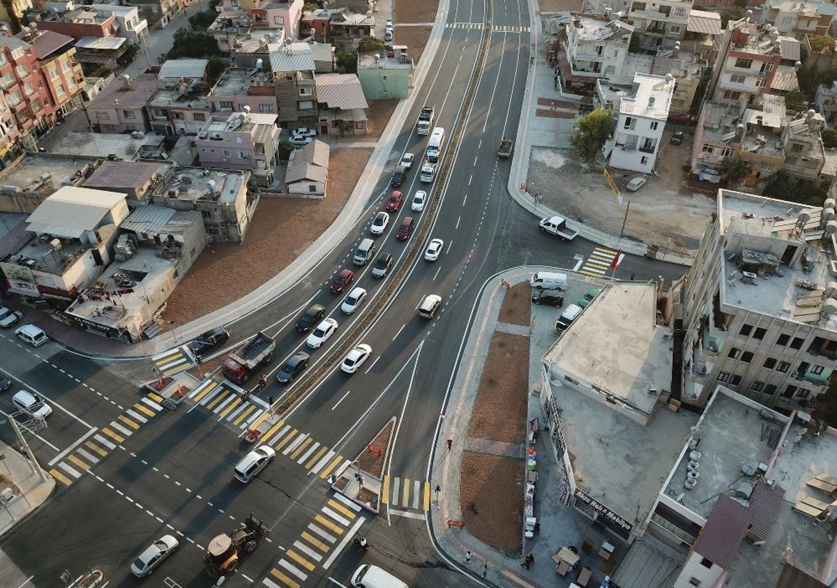 Rıfat Uslu Caddesi duble yol olarak hizmete a&ccedil;ıldı