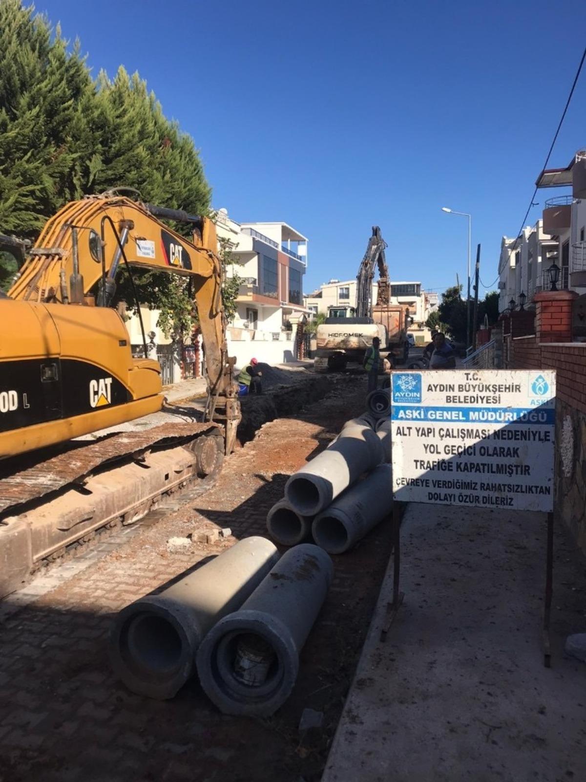 ASKİ Aydın&rsquo;ın alt yapısını yeniliyor