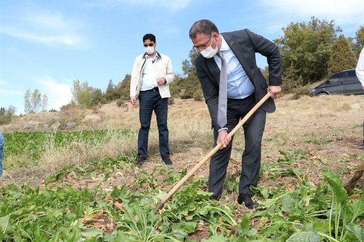 Çiftçi ile gönül bağı kuran Vali Balcı pancar çiftçisi ile buluştu G2