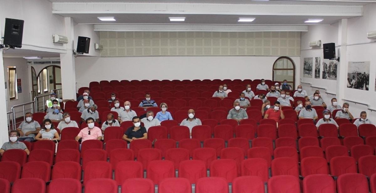 Burhaniye&rsquo;de iş g&uuml;venliği eğitimleri başladı