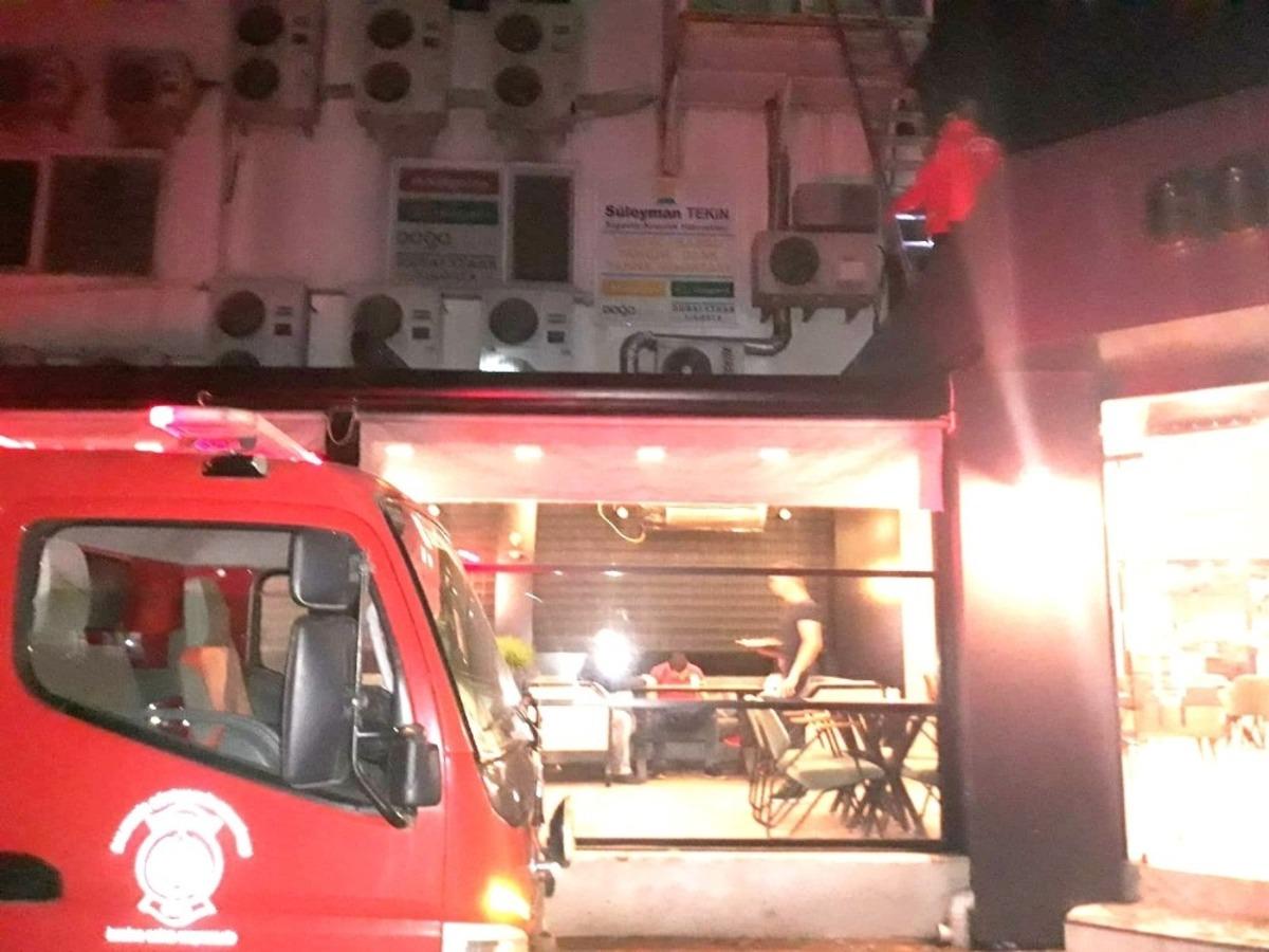 Burhaniye&rsquo;de g&uuml;vercin kurtarma operasyonu