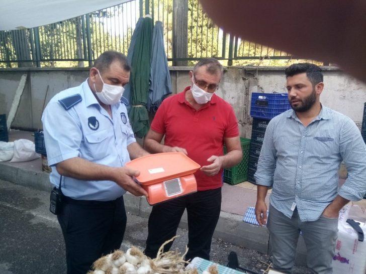 Pazar yerlerinde terazi denetimi G1