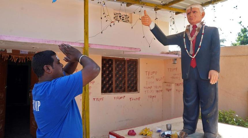 Trump hastalanınca oru&ccedil; tutmaya başlayan Hintli &ouml;ld&uuml;