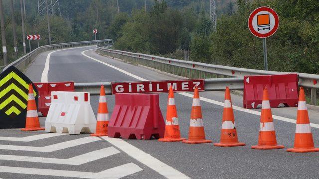 TEM Otoyolu Bolu Dağı Tüneli Ankara istikameti 1 ay ulaşıma kapatıldı