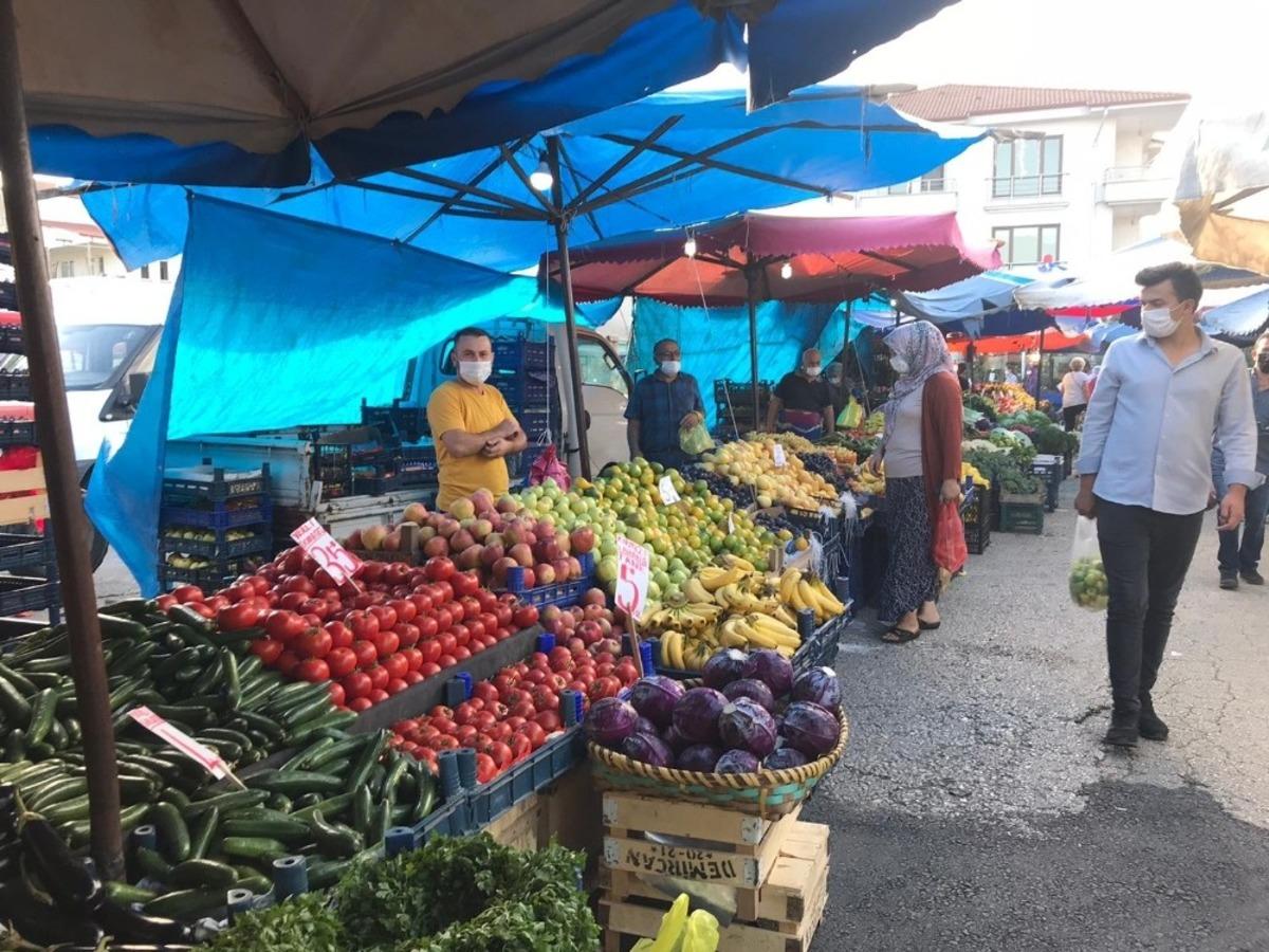 Kışlık &uuml;r&uuml;nler pazar tezgahlarında yerini aldı