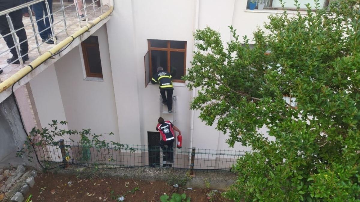 Ak&ccedil;akoca&rsquo;da mutfaktan &ccedil;ıkan duman paniğe neden oldu