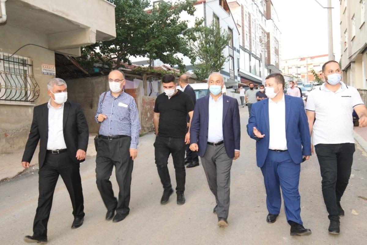 Başkan B&uuml;y&uuml;kg&ouml;z Ulus mahallesini turladı