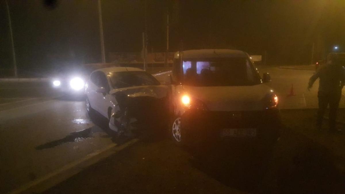 Bafra&rsquo;da kaza: 3 yaralı