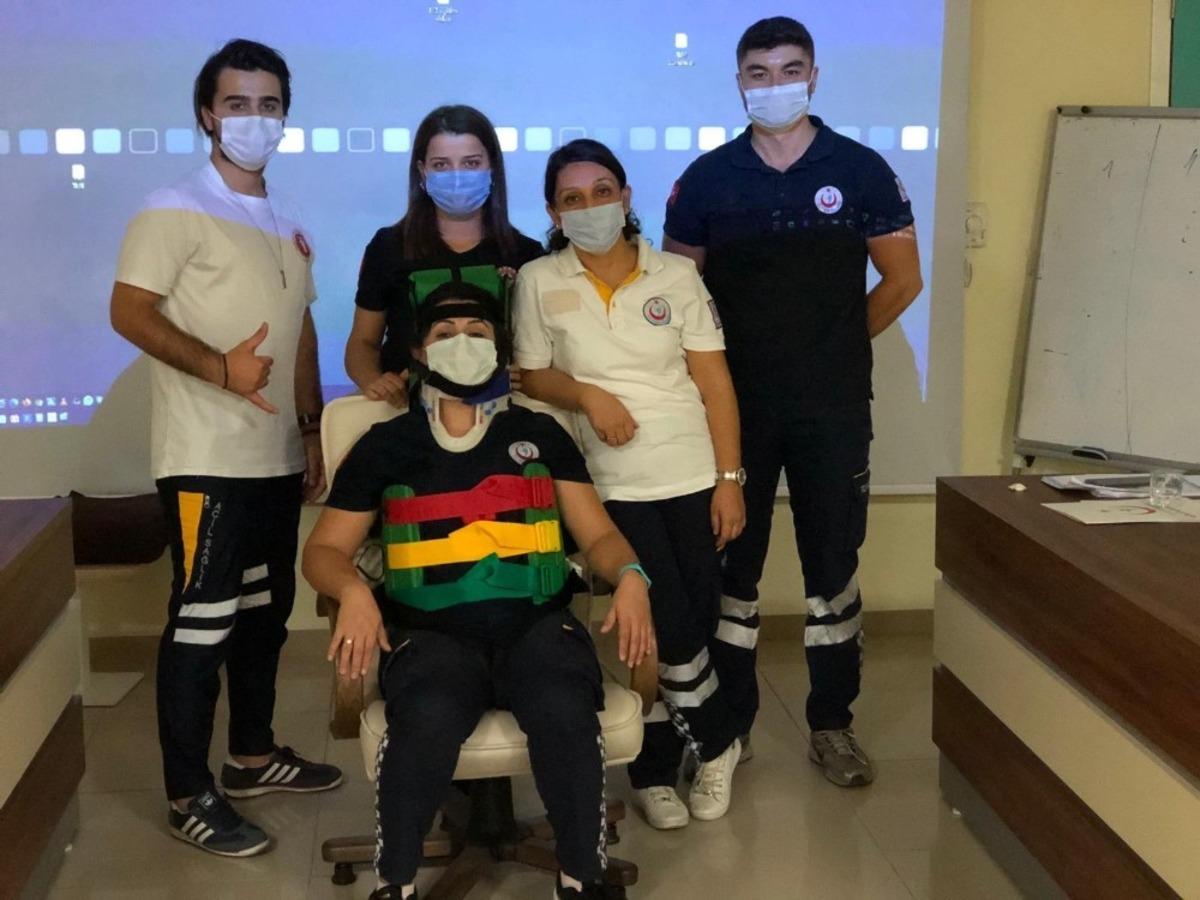 Aydın Acil Sağlık Hizmetlerinde g&ouml;rev yapan personele eğitim