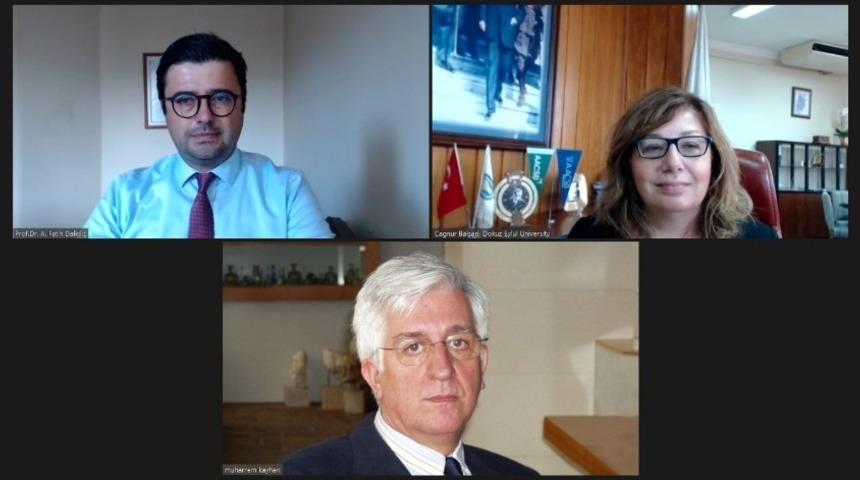 T&Uuml;SİAD Onursal Başkanı Muharrem Kayhan &ouml;ğrencilerle bir araya geldi