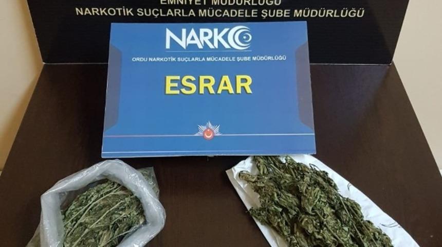 Ordu&rsquo;da uyuşturucu kontrolleri sıklaştı