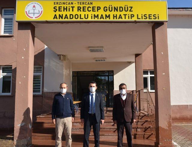 Kaymakam Çelik, Şehit Recep Gündüz Anadolu İmam Hatip Lisesini ziyaret etti