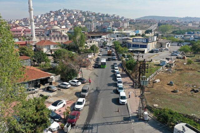 Çayırova Yavuz Sultan Selim Caddesi yenilendi