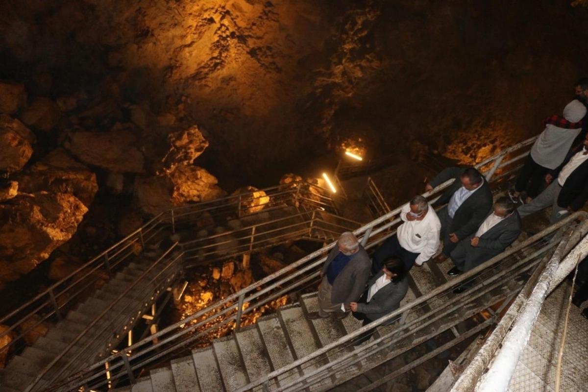 Sarıkaya mağarasında incelemelerde bulunuldu
