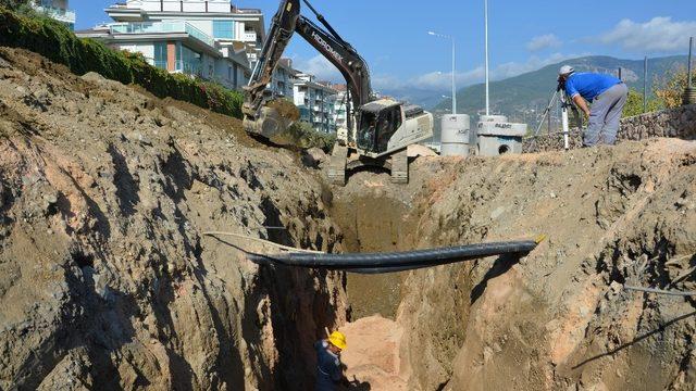 Büyükşehirden Alanya Oba Çarşamba’ya kanalizasyon