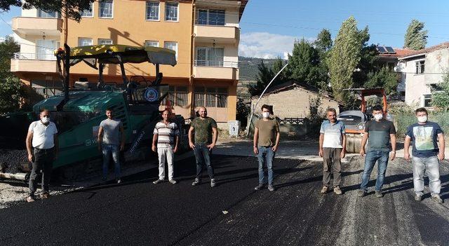 Başkan Şahin, asfaltlama ve trafo-güç arttırma çalışmalarını inceledi