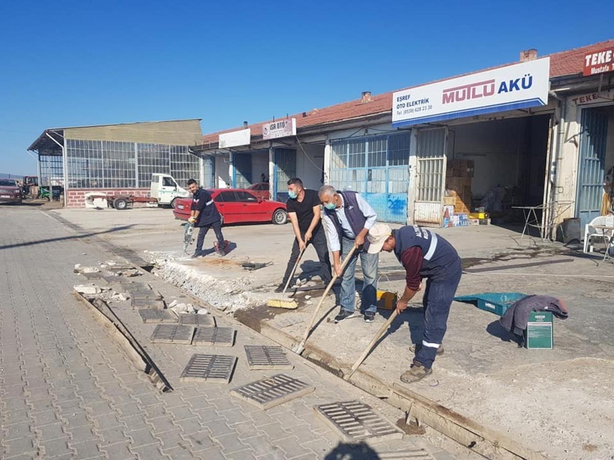 Sanayi esnafından belediyeye destek