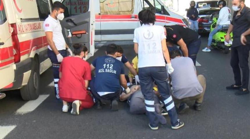 İstanbul'da korkunç olay! Köprüden yola atladı