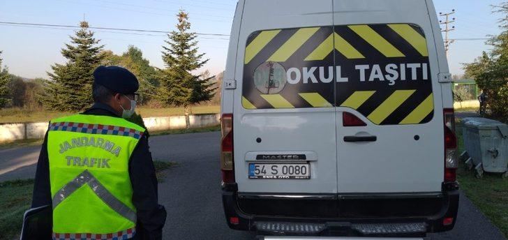 Jandarmadan okul servislerine korona virüs denetimi G3