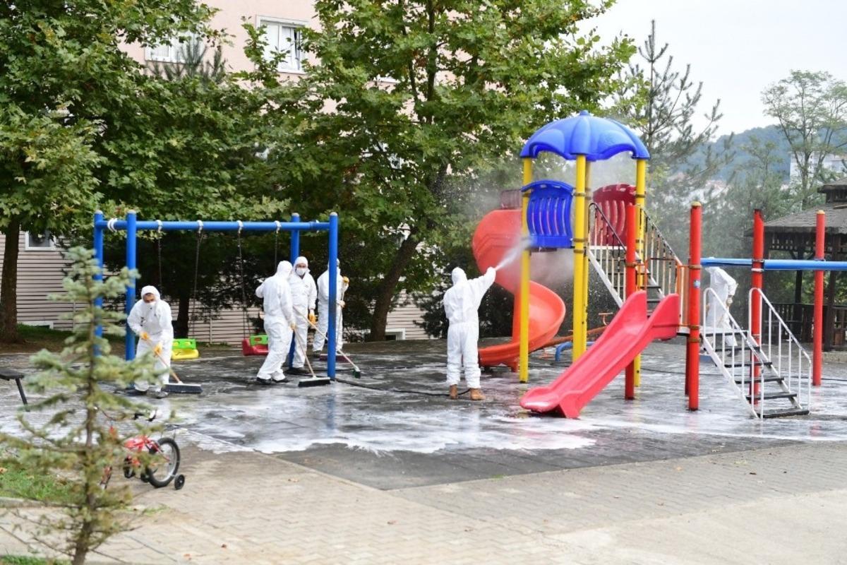 Altınordu&rsquo;da park ve yeşil alanlarda hijyen seferberliği