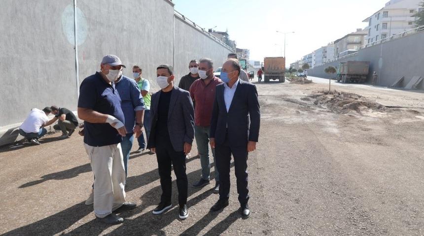 Başkan Arı, Şifa K&ouml;pr&uuml;l&uuml; Kavşağında &ccedil;alışmaları inceledi