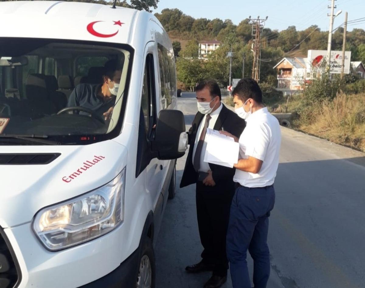 19 Mayıs&rsquo;ta taşımalı servis ara&ccedil;ları denetlendi