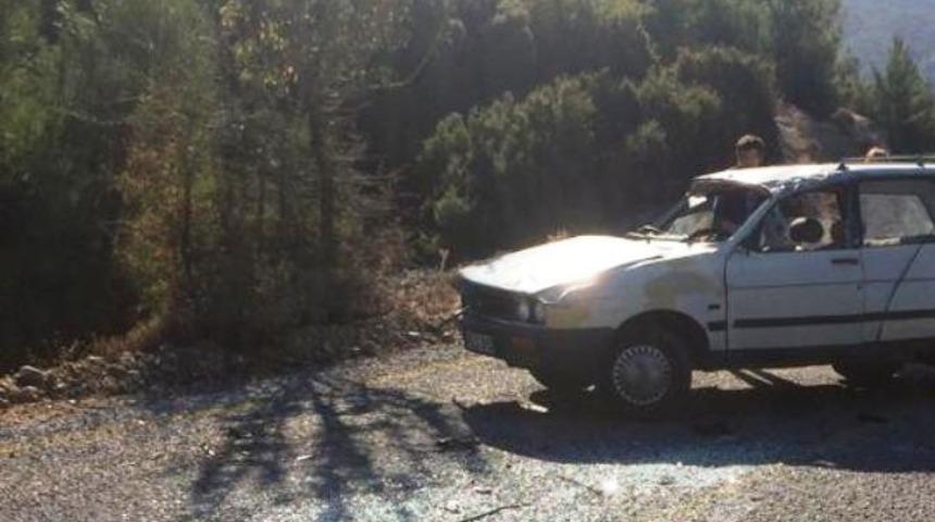 &Ccedil;ine&rsquo;de trafik kazası: 2 yaralı