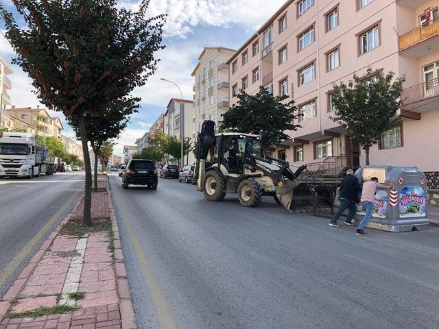 Kırşehir Belediyesi, Medrese Mahallesinde akıllı konteynır uygulamasına geçti