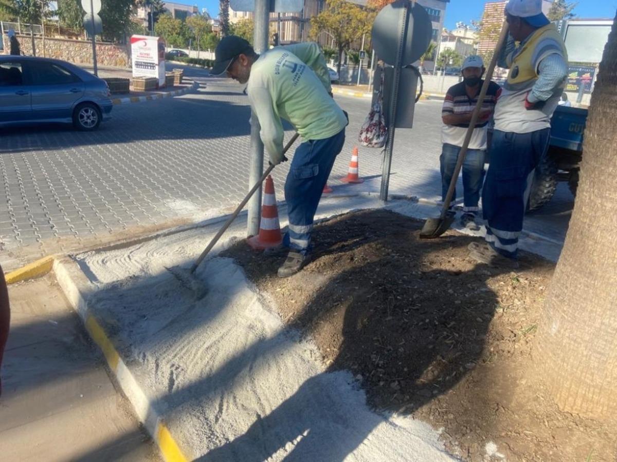 Didim Belediye Kavşağı&rsquo;ndaki &ccedil;alışmalarda sona gelindi