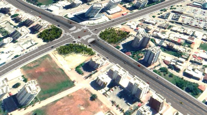 Forum katlı kavşağının temeli atılıyor