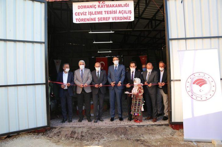 Ceviz İşleme Tesisi hizmete sunuldu G1