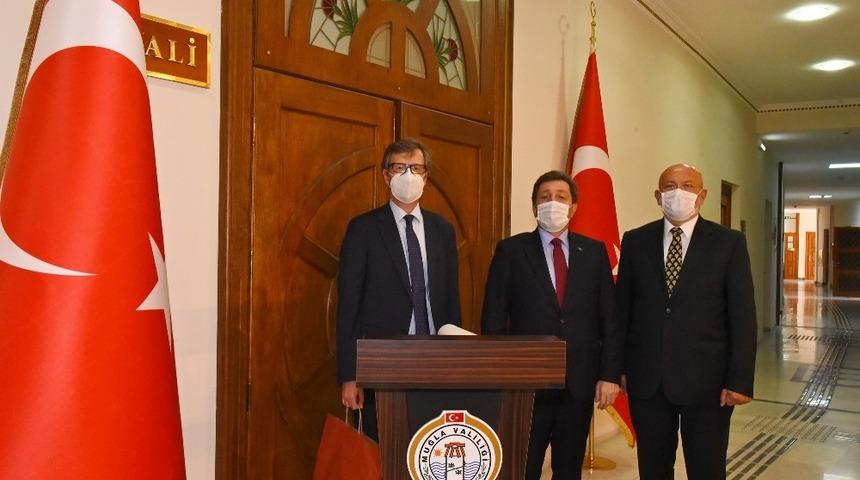 Avusturya Ankara Büyükelçisi Johannes Wimmer Vali Tavlı’yı ziyaret etti