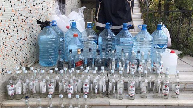 Ağrı’da sahte içki operasyonunda 1 kişi yakalandı