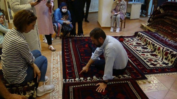 Sakaryalı kadınlara Yağcıbedir halı kursu G2