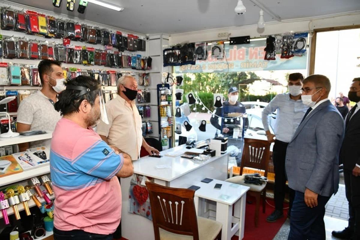 Korona vir&uuml;s denetimleri Yenice il&ccedil;esinde devam etti