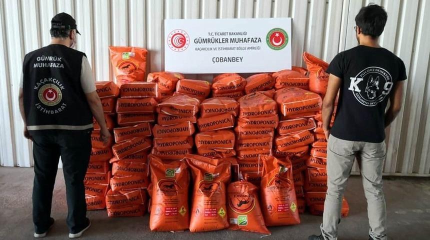 Bomba yapımında kullanılan 3 bin 600 kilo potasyum nitrat ele ge&ccedil;irildi