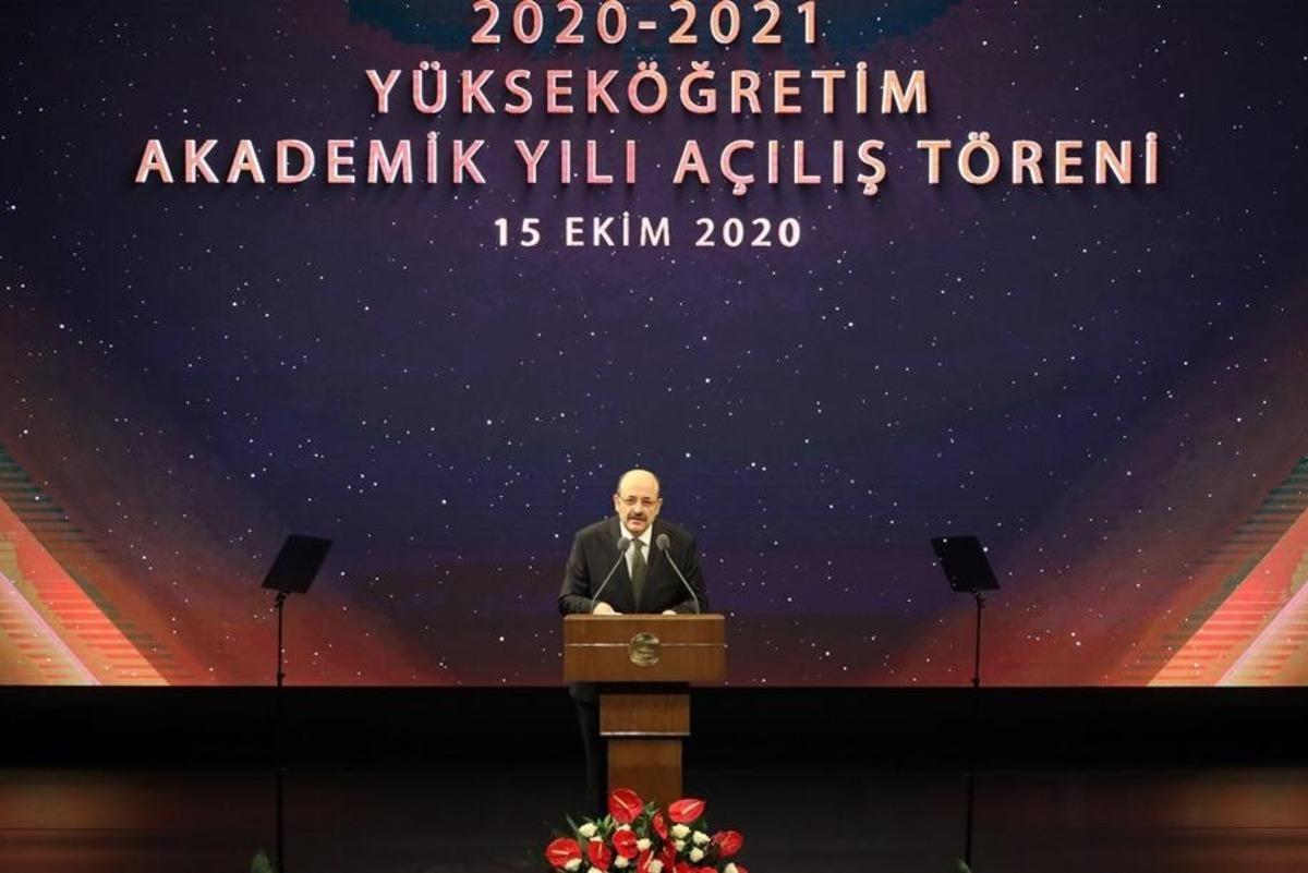 Rekt&ouml;r&uuml; Karacoşkun 2020-2021 Akademik yılı a&ccedil;ılış t&ouml;renine katıldı