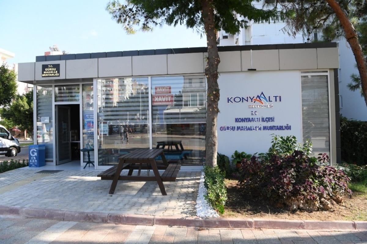 Konyaltı&rsquo;na modern muhtarevleri