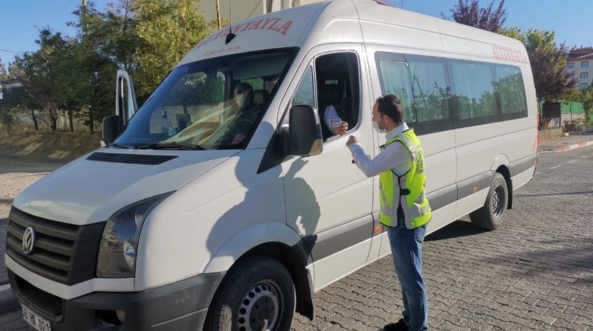 Altınyayla&rsquo;da okul servisleri denetlendi