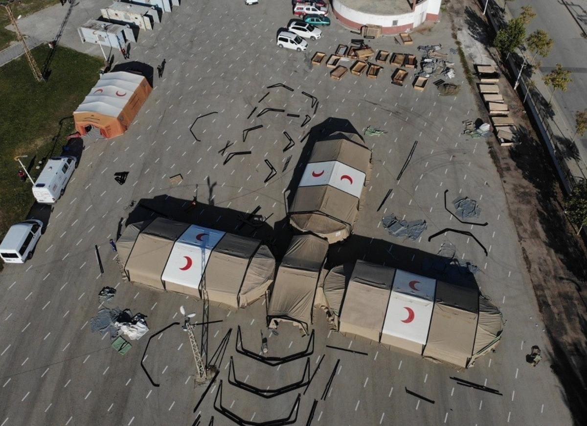 Van&rsquo;da &lsquo;ağır iklim sahra hastanesi kurulumu&rsquo; eğitimi