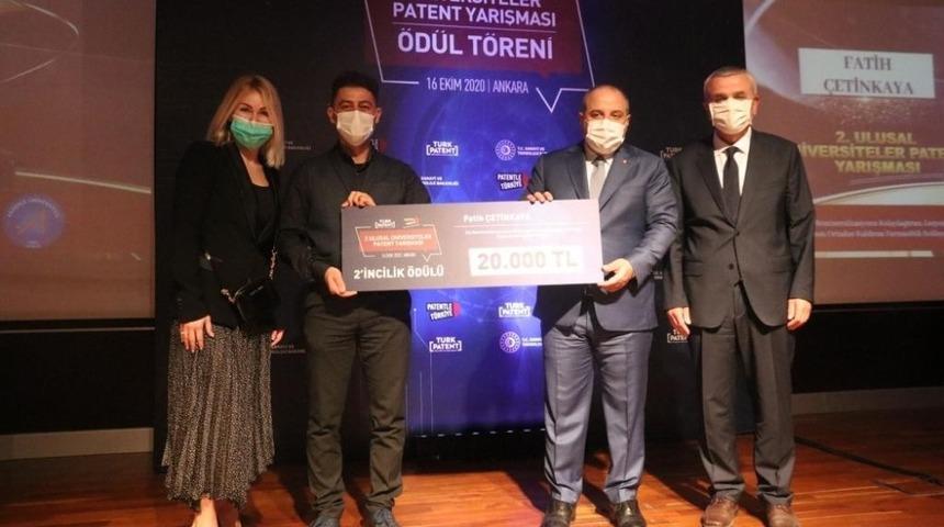 Akdeniz &Uuml;niversitesi &Ouml;ğrencisine T&Uuml;RKPATENT&rsquo;ten İkincilik &Ouml;d&uuml;l&uuml;