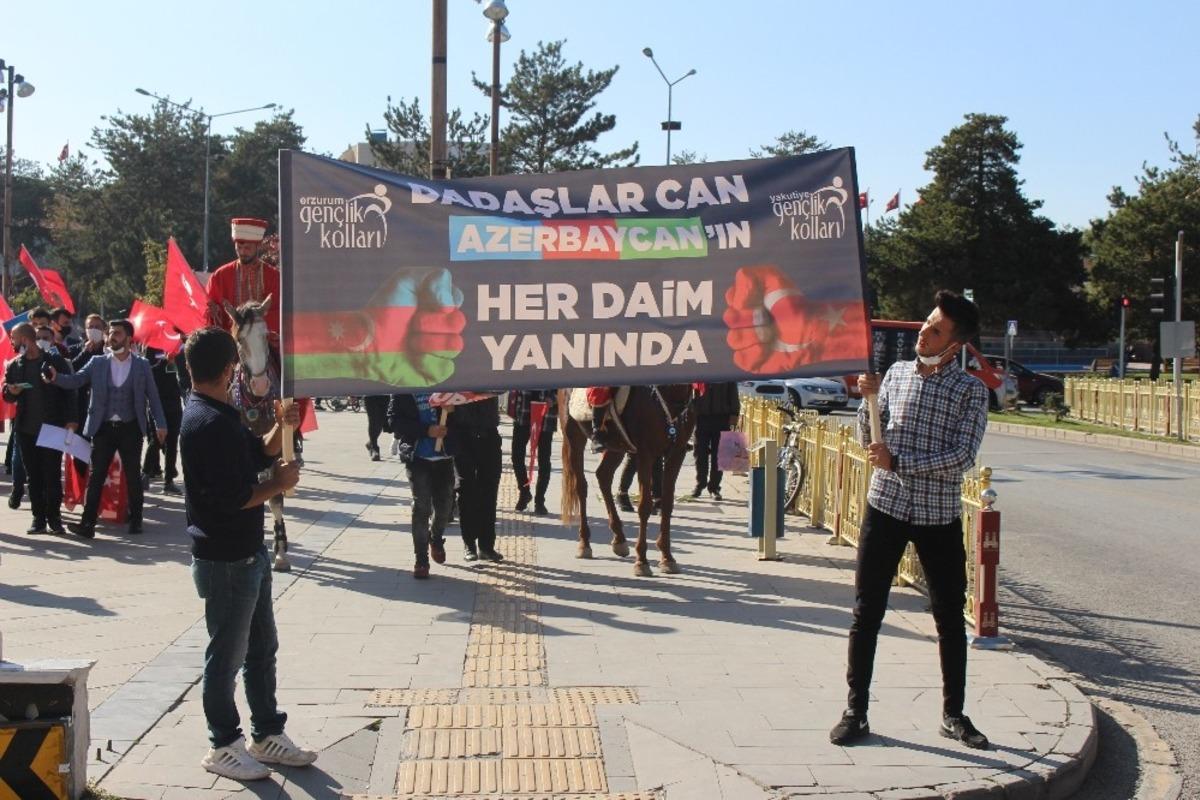 Azerbaycan&rsquo;a destek i&ccedil;in y&uuml;r&uuml;d&uuml;ler