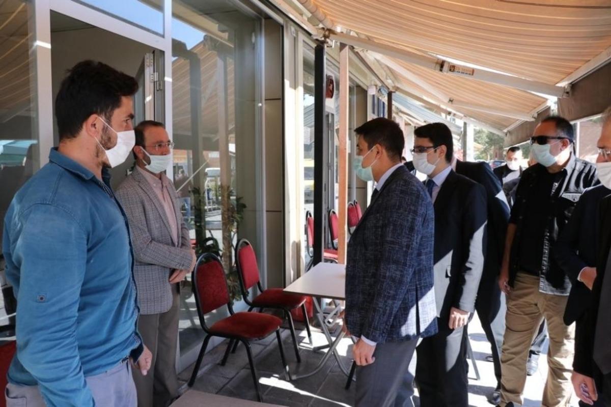 Ahlat&rsquo;ta korona vir&uuml;s denetimleri