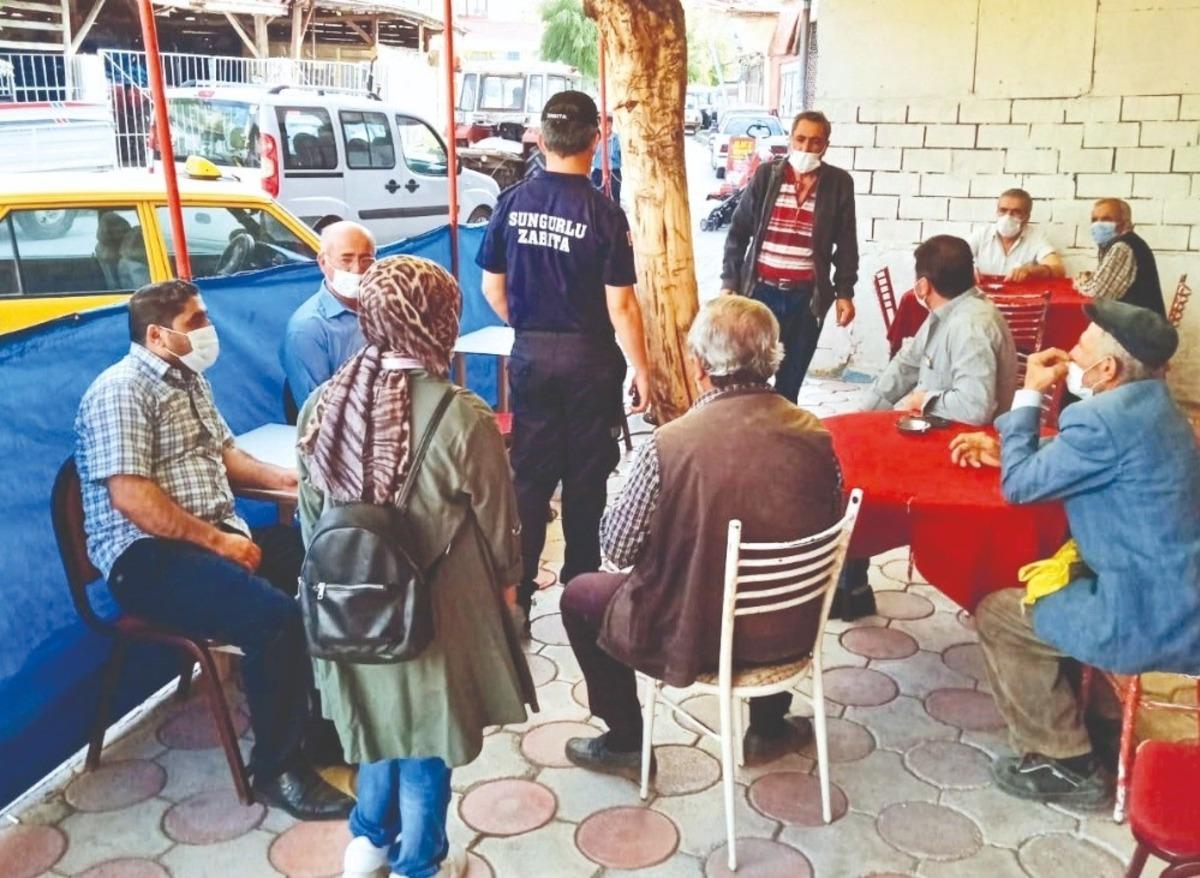 Sungurlu&rsquo;da pandemi denetimi