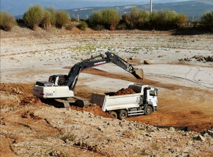 Dereköy Mahallesi Sulama Göleti genişletiliyor G1