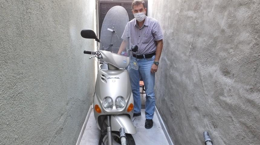 6 yıldır depodan &ccedil;ıkarmadığı motosikletine para cezası kesildi!