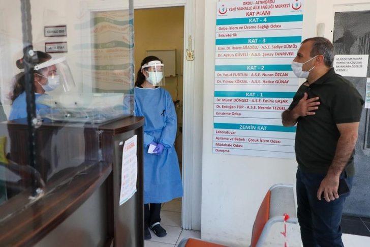 Ordu Valisi Covid-19 denetiminde G1