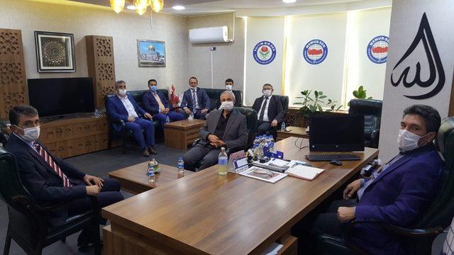 Büro-Memur-Sen yönetim adayları Memur-Sen Erzurum İl Başkanı Mustafa Karataş’ı ziyaret etti