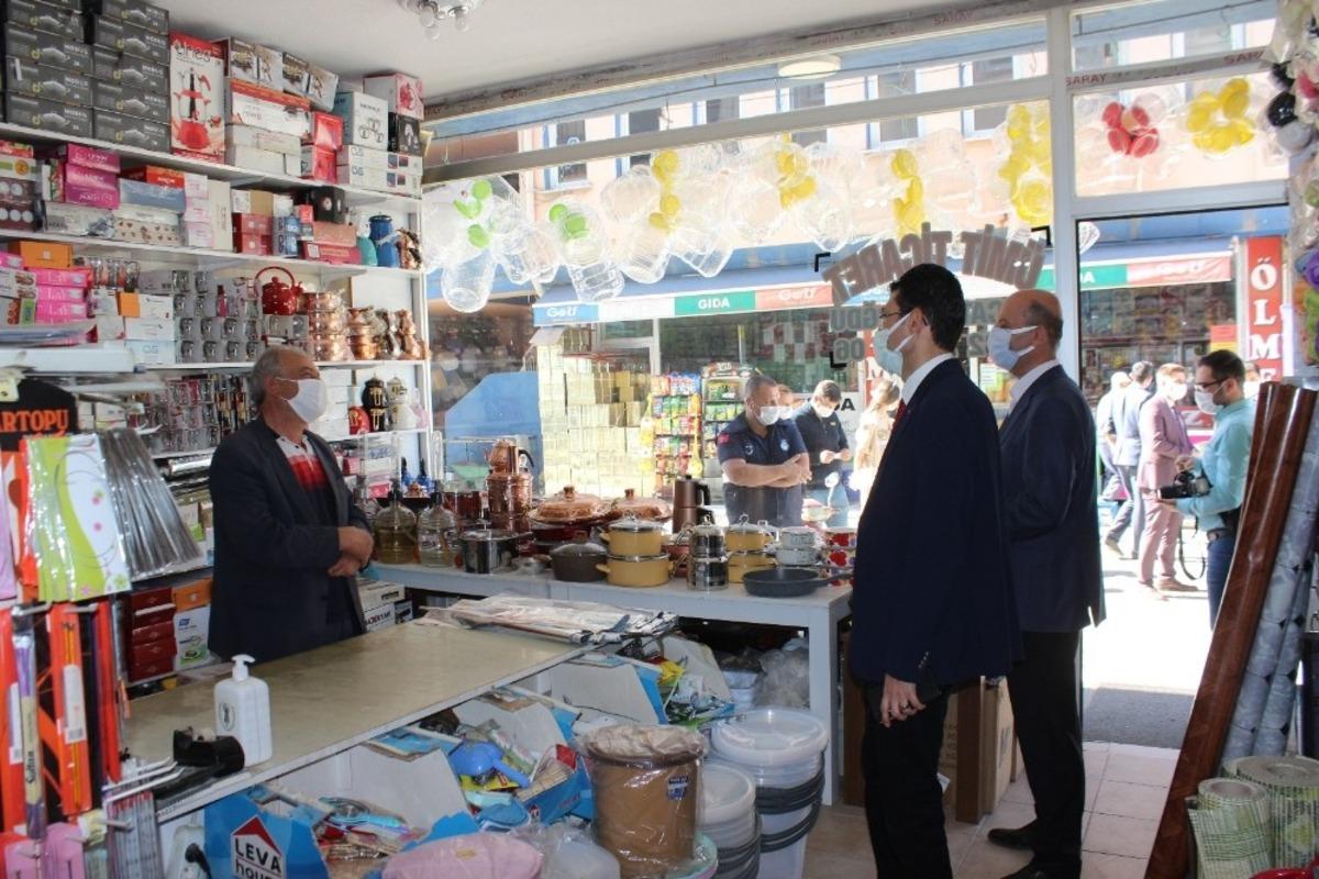 Şuhut&rsquo;ta esnafa y&ouml;nelik Korona vir&uuml;s denetimi