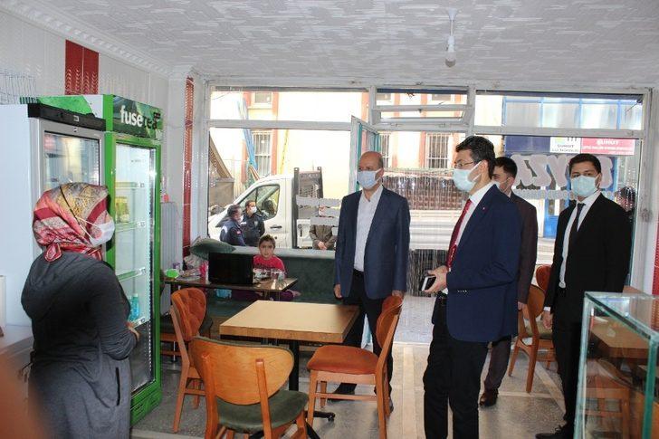 Şuhut’ta esnafa yönelik Korona virüs denetimi G2